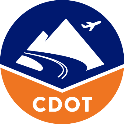 CDOT Logo. Visit site.